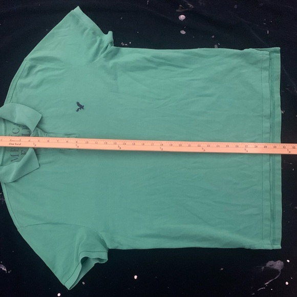 🦅AMERICAN EAGLE🦅 SS All Cotton 2 Button Polo - Picture 6 of 7